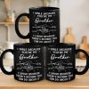 I Smile Because You Are My Brother - Family Personalized Custom Black Mug - Gift For Family Members I Smile Because You Are My Brother - Family Personalized Custom Black Mug - Gift For Family Members
