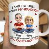 I Smile Because You Are My Daughter - Personalized Mug I Smile Because You Are My Daughter - Personalized Mug