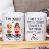 I Smile Because You Are My Daughter 3D Effect - Personalized Mug I Smile Because You Are My Daughter 3D Effect - Personalized Mug