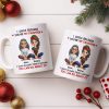 I Smile Because You're My Daughter, Cartoon Figures and Christmas Sweaters - Personalized Custom Coffee Mug - FAM770_MG I Smile Because You're My Daughter, Cartoon Figures and Christmas Sweaters - Personalized Custom Coffee Mug - FAM770_MG