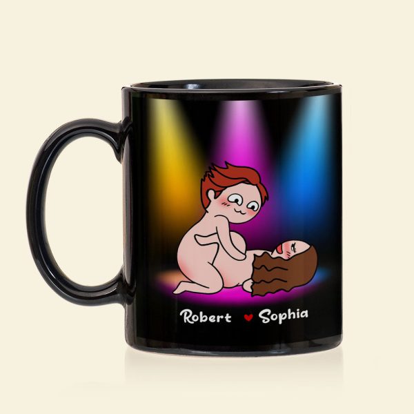 I Want To Be The First Thing You Touch - Personalized Couple Mug - Gift For Couple