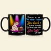 I Want To Be The First Thing You Touch - Personalized Couple Mug - Gift For Couple
