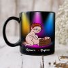 I Want To Be The First Thing You Touch - Personalized Couple Mug - Gift For Couple