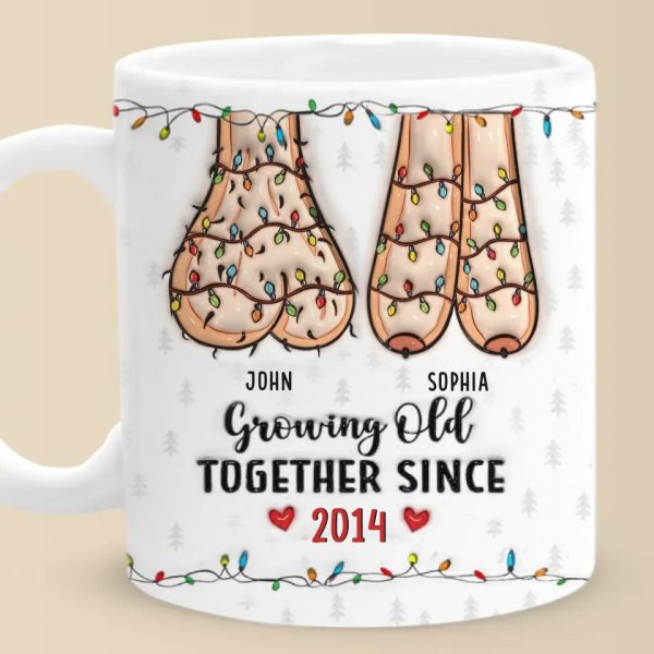 I Want To Grow Old With You, And Love You More Every Single Day - Couple Personalized Custom 3D Inflated Effect Printed Mug - Christmas Gift For Husband Wife, Anniversary I Want To Grow Old With You, And Love You More Every Single Day - Couple Personalized Custom 3D Inflated Effect Printed Mug - Christmas Gift For Husband Wife, Anniversary