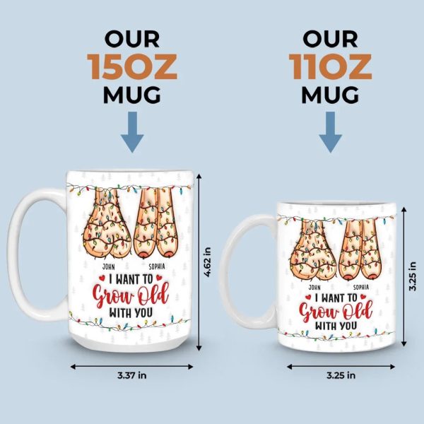 I Want To Grow Old With You, And Love You More Every Single Day - Couple Personalized Custom 3D Inflated Effect Printed Mug - Christmas Gift For Husband Wife, Anniversary I Want To Grow Old With You, And Love You More Every Single Day - Couple Personalized Custom 3D Inflated Effect Printed Mug - Christmas Gift For Husband Wife, Anniversary