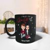 I Want To Grow Old With You Personalized Wordle Couple Mug, Gift For Couple