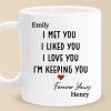 I Was Yours Since The Moment I Saw You - Couple Personalized Custom Mug - Christmas Gift For Husband Wife, Anniversary I Was Yours Since The Moment I Saw You - Couple Personalized Custom Mug - Christmas Gift For Husband Wife, Anniversary