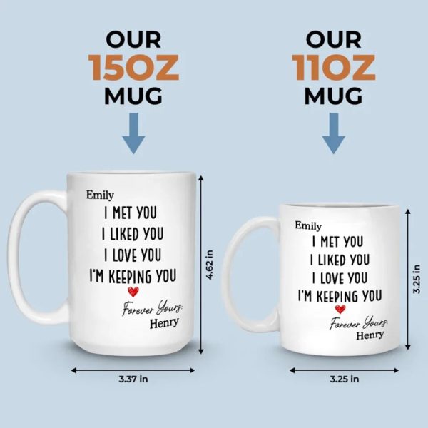 I Was Yours Since The Moment I Saw You - Couple Personalized Custom Mug - Christmas Gift For Husband Wife, Anniversary I Was Yours Since The Moment I Saw You - Couple Personalized Custom Mug - Christmas Gift For Husband Wife, Anniversary