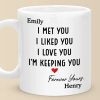 I Was Yours Since The Moment I Saw You - Couple Personalized Custom Mug - Christmas Gift For Husband Wife, Anniversary I Was Yours Since The Moment I Saw You - Couple Personalized Custom Mug - Christmas Gift For Husband Wife, Anniversary