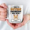 I Work For My Dog - Dog Personalized Custom Mug - Appreciation, Retirement Gift For Coworkers, Work Friends, Colleagues, Family Members, Pet Owners, Pet Lovers I Work For My Dog - Dog Personalized Custom Mug - Appreciation, Retirement Gift For Coworkers, Work Friends, Colleagues, Family Members, Pet Owners, Pet Lovers