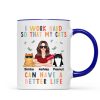 I Work Hard So That My Cat Can Have A Better Life Crazy Cat Moms Personalized Mug I Work Hard So That My Cat Can Have A Better Life Crazy Cat Moms Personalized Mug
