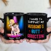 I Work To Support My Husband's 03DTDT130323HH Personalized Funny Couple Mug - Gift For Couple