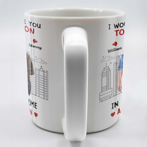 I Would Choose You To Be My Son, Cityscape Design - Personalized Custom Coffee Mug - SON063_MG