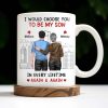 I Would Choose You To Be My Son, Cityscape Design - Personalized Custom Coffee Mug - SON063_MG