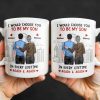 I Would Choose You To Be My Son, Cityscape Design - Personalized Custom Coffee Mug - SON063_MG