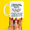 I Would Fight A Bear For You Uncle Funny Coffee Mug Gift for Uncle from Niece Nephew Birthday Christmas Gift I Would Fight A Bear For You Uncle Funny Coffee Mug Gift for Uncle from Niece Nephew Birthday Christmas Gift