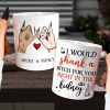 I Would Shank A Bitch For You Right In The Kidney, Personalized Witch Bestie White Mug, Halloween Gift for Friends