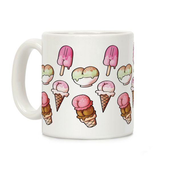 Ice Cream Butts Coffee Mug Ice Cream Butts Coffee Mug