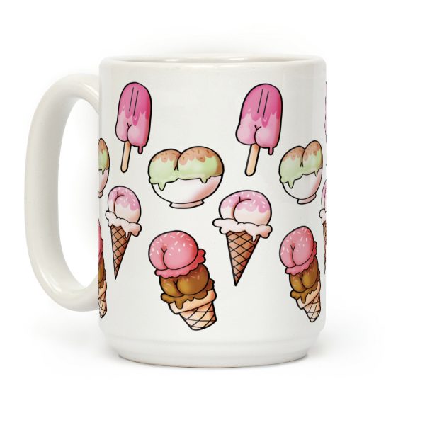 Ice Cream Butts Coffee Mug Ice Cream Butts Coffee Mug