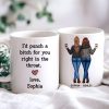 I'd Punch A Bitch For You Besties Best Friend Gift Cup, Friendship Personalized Mug I'd Punch A Bitch For You Besties Best Friend Gift Cup, Friendship Personalized Mug