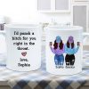 I'd Punch A Bitch For You Gift For Besties Cool Best Friends Friendship Cup Personalized Mug I'd Punch A Bitch For You Gift For Besties Cool Best Friends Friendship Cup Personalized Mug