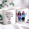 I'd Punch A Bitch For You Gift For Besties Cool Best Friends Friendship Cup Personalized Mug I'd Punch A Bitch For You Gift For Besties Cool Best Friends Friendship Cup Personalized Mug