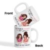 I'd Punch A Bitch For You Sassy Besties Personalized Mug, Funny Galentine's Day Gift For Best Friends, BFF I'd Punch A Bitch For You Sassy Besties Personalized Mug, Funny Galentine's Day Gift For Best Friends, BFF