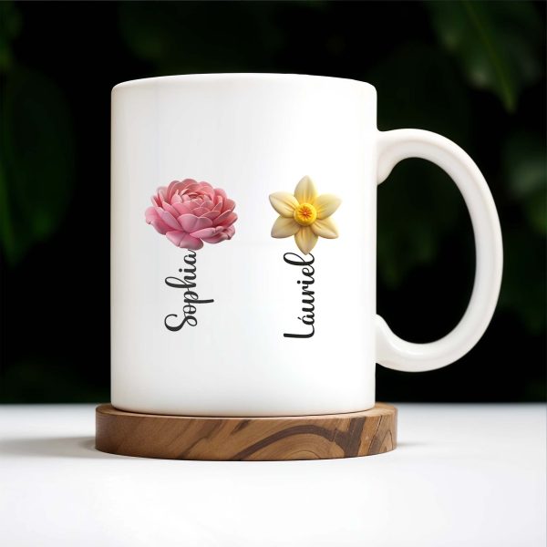 If Besties Were Flowers I'd Pick You Custom Mug - Personalized Custom Coffee Mug - BST059_MG If Besties Were Flowers I'd Pick You Custom Mug - Personalized Custom Coffee Mug - BST059_MG