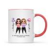 If Friends Were Flowers Birth Month Flowers Gift For Best Friends Besties Personalized Mug