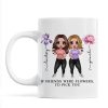 If Friends Were Flowers Birth Month Flowers Gift For Best Friends Besties Personalized Mug