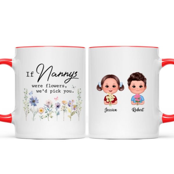 If Grandmas Were Flowers I'd Pick You Gift For Grandma Personalized Mug If Grandmas Were Flowers I'd Pick You Gift For Grandma Personalized Mug