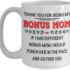 If I Had A Different Bonus Mom I Would Punch Her Funny Coffee Mug, Gift for Stepmom from Stepdaughter Stepson Birthday Gift If I Had A Different Bonus Mom I Would Punch Her Funny Coffee Mug, Gift for Stepmom from Stepdaughter Stepson Birthday Gift