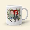 If I Had A Flower For Every Time I Thought Of You Personalized Couple Mug, Gift For Couple