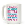 If It involves Self-Care Count Me In White Print Coffee Mug If It involves Self-Care Count Me In White Print Coffee Mug