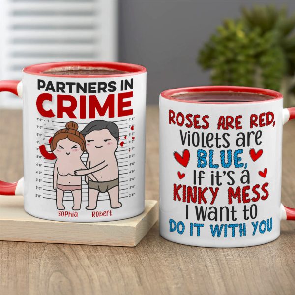 If It's A Kinky Mess I Want To Do It With You-Gift For Couple-Personalized Coffee Mug- Funny Couple Mug