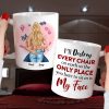 I'll Destroy Every Chair On Earth So The Only Place You Have To Sit In Is My Face, Naughty Couple Make Love White Mug