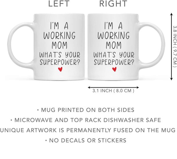 I'm a Working Mom What's Your Superpower Coffee Mug Funny Gift for Work Mom I'm a Working Mom What's Your Superpower Coffee Mug Funny Gift for Work Mom