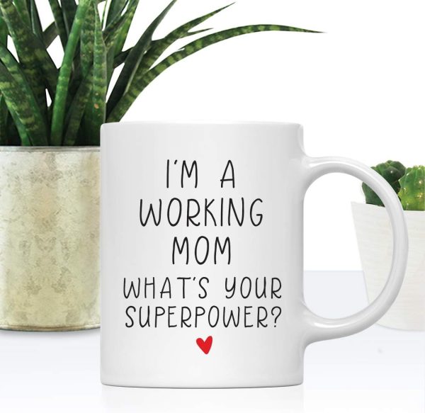 I'm a Working Mom What's Your Superpower Coffee Mug Funny Gift for Work Mom I'm a Working Mom What's Your Superpower Coffee Mug Funny Gift for Work Mom