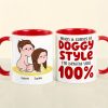 I'm Behind You 100%-Gift For Couple-Personalized Coffee Mug-Funny Couple