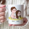 I'm Behind You 100%-Gift For Couple-Personalized Coffee Mug-Funny Couple