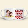 I'm Behind You 100%-Gift For Couple-Personalized Coffee Mug-Funny Couple