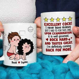 I'm Definitely Coming Back For More-Gift For Couple- Personalized Coffee Mug- Funny Couple Mug