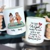 I'm Just A Girl, Personalized Mug, Gift For Naughty Couple
