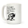 I'm Just a Teenage Dirtbag Baby Emo Raccoon Coffee Mug I'm Just a Teenage Dirtbag Baby Emo Raccoon Coffee Mug