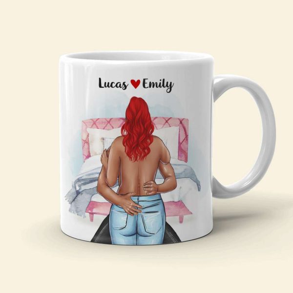 I'm No Weatherman But You Can Expect A Few Inches Tonight Personalized Couple Mug, Gift For Couple