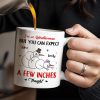 I'm No Weatherman, Expect A Few Inches Tonight, Snowmen Hearts Design - Personalized Custom Coffee Mug - CPL994_MG
