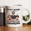 I'm Not Retired I'm A Professional Grandpa Personalized Mug, Retirement Gift For Grandpa