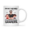 I'm Not Retired I'm A Professional Grandpa Personalized Mug, Retirement Gift For Grandpa