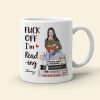 I'm Reading Book, Book Girl White Mug Gift I'm Reading Book, Book Girl White Mug Gift