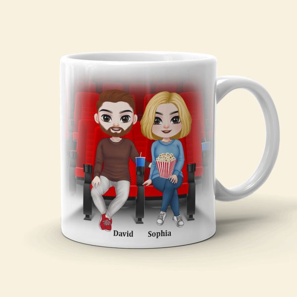 I'm So Happy You Popped Into My Life Personalized Coffee Mug, Couple Gift